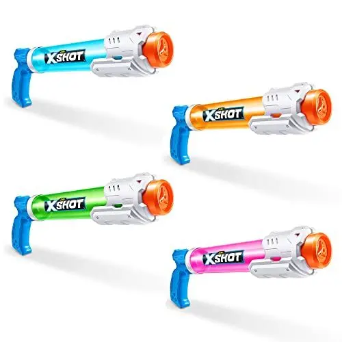 Produktbild: X-Shot Water Warfare Tube Soaker, (4er Pack) Kleine Wasserblaster