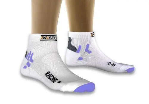 Produktbild: X-Socks Funktionssocken Bike Racing Lady Socken, White/Light Blue, 37/38