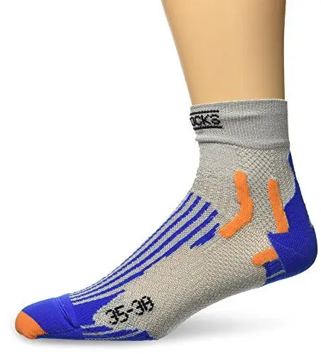 Produktbild: X-Socks Funktionssocken Speed Metal, Silver/Cobalt Blue, 39/41