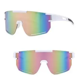 Produktbild: XSYKJGS Schnelle Brille, Hellrosa Fahrradbrille, Sonnenbrille Herren Damen UV400 Schutz Polarisierte Sonnenbrille für das Reiten, Skifahren und Angeln im Fallschirmspringen