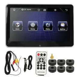 Produktbild: XTevu 11,6 Zoll Auto-Kopfstützen-TV-Monitor 1080P HD Touchscreen Rücksitz-Videoplayer MP5-Player mit Telefonverbindung Rücksitz-Multimedia-Player