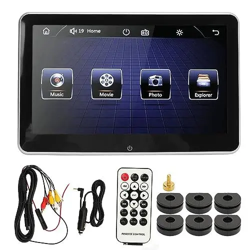 Produktbild: XTevu 11,6 Zoll Auto-Kopfstützen-TV-Monitor 1080P HD Touchscreen Rücksitz-Videoplayer MP5-Player mit Telefonverbindung Rücksitz-Multimedia-Player