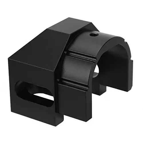Produktbild: XTevu RV-Markisen-Endstopfen, solide Aluminium-abgerundete Hardware, schwarzes massives Aluminiumteil, Ersatz-Endstopfen, solide für Sunchaser II abgerundete Hardware