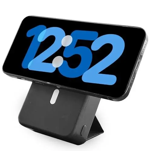 Produktbild: XtremeMac Magsafe Powerbank 20000mAh, Magnetische Externe Batterie für iPhone 15/14/13/12 Serie, USB-C, USB-A und Wireless Powerbank Schnellaufladung, Mini Power Bank PD 20W, Leistungsstark, Schwarz