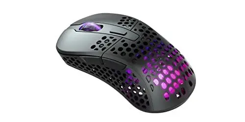 Produktbild: Xtrfy M4 Wireless, Kabellose Ultraleichte Gaming-Maus, Optimiert für esports, 2.4 GHz Funk, Anpassbare Ergonomische Rechtshändermaus, Wiederaufladbar, Schwarz