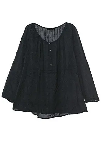 Produktbild: X-Two Brave Bluse Tunika Shirt Damen Langarm Viskose Lagenlook Plusgröße, Farbe:dunkelblau, Damengrößen:50