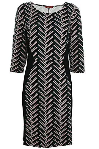 Produktbild: X-Two Red Kleid Tunika Jaimi Damen Lagenlook Viskose, Farbe:grün, Damengrößen:58