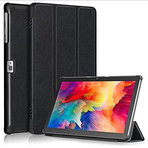 Produktbild: Xuanbeier Ultra Dünn Hülle Kompatibel mit Vankyo S30 10zoll Tablette Schutzhülle mit stehender Funktion,Schwarz
