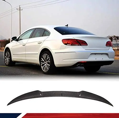 Produktbild: XUETAO Carbon Heckspoiler passend für Volkswagen VW CC Limousine 2013-2018 Custom Parts Kofferraumlippe HighKick Heckspoiler Bodykits