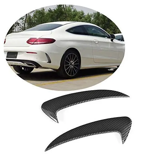 Produktbild: XUETAO für Mercedes C-Klasse C205 A205 C180 C200 C250 C300 C350 Sport C43 AMG 2Türer 2015 2016 2017 Maßgeschneiderte Echtkohlefaser Heckstoßstange Entlüftungen Bodykit