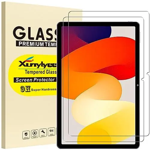 Produktbild: XunyLyee 2 Stück, Panzer Schutz Glas für Xiaomi Redmi Pad SE 2023 11 Zoll Schutzfolie Displayschutz