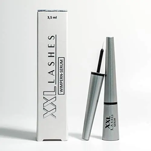 Produktbild: XXL Lashes Wimpernserum, Augenbrauenserum für schnelles Wimpern- und Augenbrauenwachstum - Getestete Wirkung - längere, dichte und starke Wimpern in nur 4 Wochen, Lash Booster, vegan, natürlich