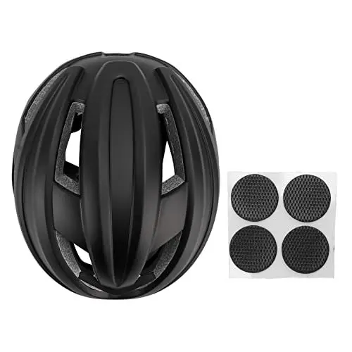 Produktbild: XXL-Rennradhelm, Mountainbike-Helm, extra großer, breiter Kopfumfang, Fahrradhelm mit 3D-Kiel-Design für Erwachsene, PC- und EPS-Material, 61 65 cm (Matt schwarz)