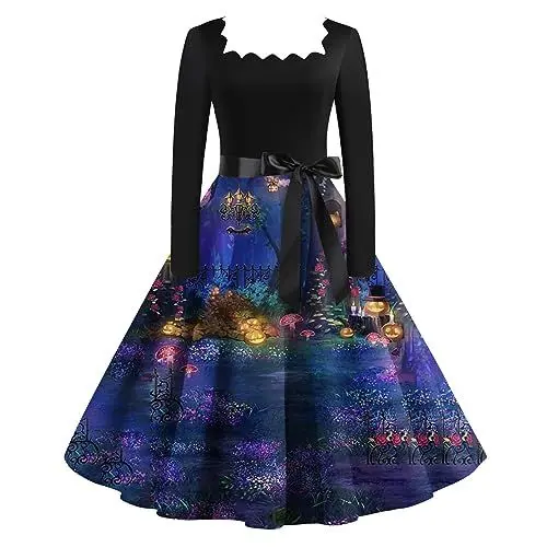 Produktbild: XYYYHTL Halloween Kostüm Damen Gruselig Kostüm Damen Halloween Kleid Damen Halloween Halloween Kostüme Kleid Halloween Damen Kleider Halloween Kostüm Damen Sexy Gruselig Abendkleider Elegant A722