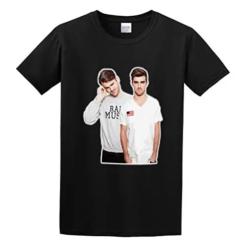 Produktbild: Xzeki Twsy Men's The Chainsmokers T-Shirt 100% Cotton Black XXL