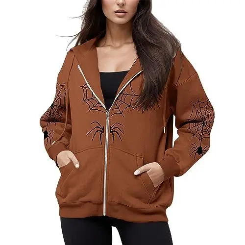 Produktbild: y2k zip up hoodie herren sweatjacke,Damen Laufjacke Sportjacke Trainingsjacke Langarm Fitness Yoga Jacke Leicht Atmungsaktive Full Zip Sweatjacke mit Taschen Daumenloch