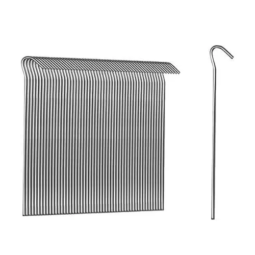 Produktbild: Yaheetech 50x Zeltheringe Zeltnagel Erdnägel Heringe 20 cm für Zelt aus verzinktem Stahl