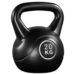 Produktbild: Yaheetech Kettlebel 20kg für Krafttraining Fitness Gymnastik, Kugelhantel Schwunghantel Kugelgewicht, schwarz