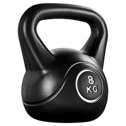 Produktbild: Yaheetech Kettlebel 8kg für Krafttraining Fitness Gymnastik, Kugelhantel Schwunghantel Kugelgewicht, schwarz