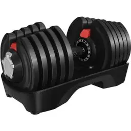 Produktbild: Yaheetech Verstellbare Hantel 16-in-1 Kurzhanteln 2 kg bis 40 kg Hantel Schnelleinstellung Gewichtsstufen Handgewichte für Krafttraining