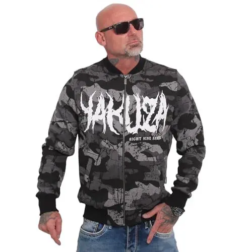 Produktbild: Yakuza Herren Tweak Classic Sweatjacke, Camouflage Grey, XXL