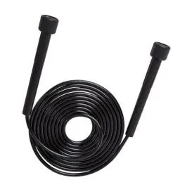 Produktbild: YALiya Springseil Fitness, Verstellbare Springseil für Erwachsene Kinder, Leichtes Springseil, Speed Rope Mit Rutschfestem Griff, für Fitness, Fettverbrennung(Schwarz)