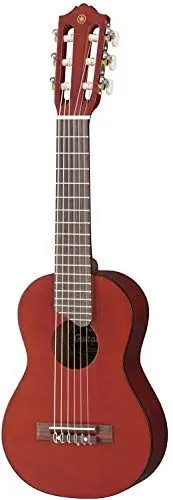Produktbild: Yamaha Acoustic Guitalele, GL1 - Ein Hybrid aus Gitarre und Ukulele (70 cm) mit 6 Saiten (3 Nylon / 3 Metall umsponnen als Nylonsaitensatz bekannt) und passender Yamaha Gig Bag, braun