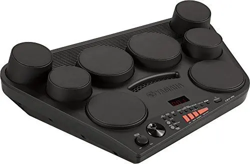 Produktbild: Yamaha DD-75 Drumset, schwarz – Transportable E-Drums mit 8 anschlagdynamischen Drum-Pads – Drum Kit mit Lautstärkeregelung & Kopfhöreranschluss