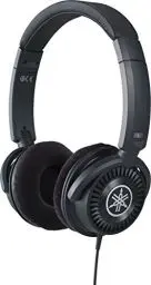 Produktbild: Yamaha HPH-150B Kopfhörer, schwarz – Offener On-Ear-Kopfhörer für exzellenten Sound & neutralen Klang – Kompaktes, modisches Design passend zu Yamaha Keyboards & Digital Pianos