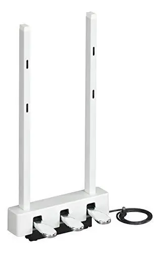 Produktbild: Yamaha LP-1WH Pedaleinheit, weiß – Transportable Pedale für das Yamaha P-125 & das P-121 Digital Piano – 1 x 3 Pedale