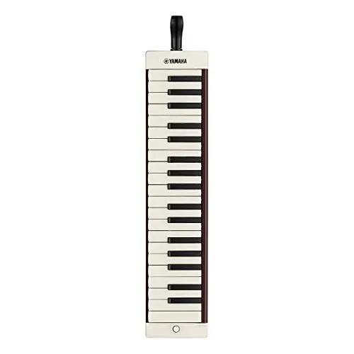Produktbild: Yamaha P-37EBR Pianica – Tragbare 37-Tasten-Melodica mit Mundstück und Transporttasche – Für Anfänger und Wiedereinsteiger – In braun