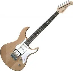 Produktbild: Yamaha Pacifica 112V Hochwertige E-Gitarre in elegantem Design für Einsteiger und Fortgeschrittene, mit 2 online Gitarrenstunden bei einem Lehrer der Yamaha Music School, in Gelb Natur Satin