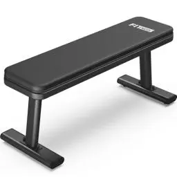 Produktbild: YAMO Flache Bank, 1455 Pfund / 660 kg Hantelbank für das Heim-Fitnessstudio, einfach zu montierende Trainingsbank mit verstellbaren Fußkappen, vielseitige Krafttrainingsbank für das Ganzkörpertraining