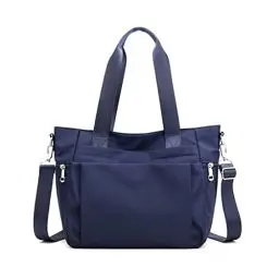 Produktbild: YANAIER Damen Handtaschen Schultertasche Wasserdicht Nylon Casual Multifunktionale Umhängetaschen Damen Hobos Schultertasche Shopper Tasche Dunkelblau