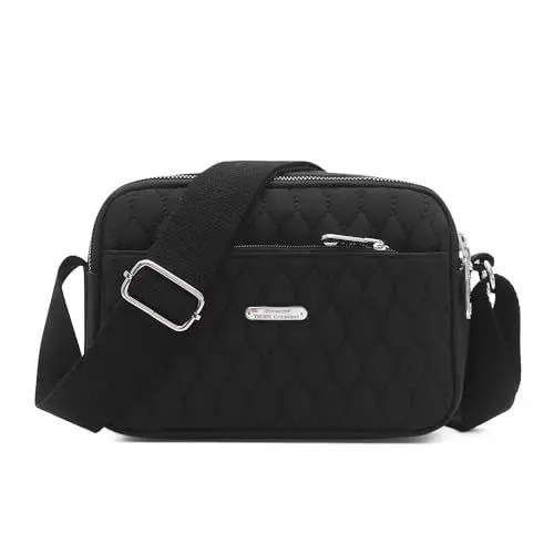 Produktbild: YANAIER Handtasche Damen Umhängetasche Kleine Tasche Schultertasche Frauen Kleine GeldböRse Brieftasche Mode Damentaschen Schwarz-2