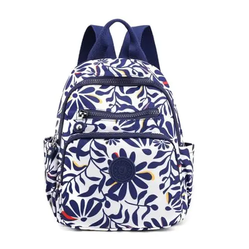 Produktbild: YANAIER Klein Rucksack Damen Wasserdicht Cityrucksack Daypacks Kleiner Rucksackhandtaschen Mädchen Schultaschen für Reise Freizeit Einkauf Sonnenblume
