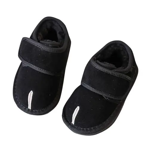 Produktbild: YANFJHV Herren Schwarz Newborn Prewalker Boots Tassel Shoes Soft Sole (Black, 24 Toddler)