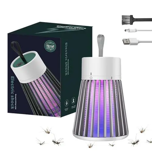 Produktbild: YANGUN Mozzguard Zapper, Mozz Guard Mosquito Zapper, Insektenvernichter Mückenfalle Elektrisch, USB Wiederaufladbarer Insektenvernichter Elektrischer, Elektrisch Insekten Mückenfalle Mit LED-Licht