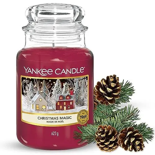 Produktbild: Yankee Candle Duftkerze im Glas (groß) | Christmas Magic | Brenndauer bis zu 150 Stunden