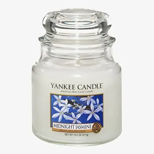 Produktbild: Yankee Candle Duftkerze im Glas (Kleine Kerze im Glas) | Midnight Jasmine | Brenndauer bis zu 30 Stunden