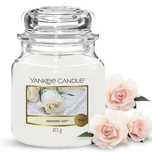 Produktbild: Yankee Candle Duftkerze im Glas (mittelgroß) | Wedding Day | Brenndauer bis zu 75 Stunden
