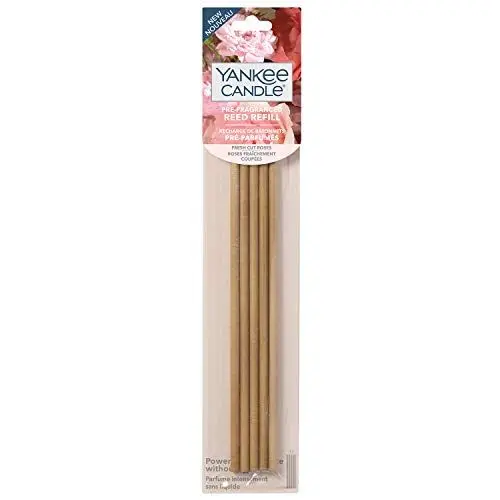 Produktbild: Yankee Candle Duftstäbchen-Nachfüllpackung für Reed Diffusor, Fresh Cut Roses, 5 Stück