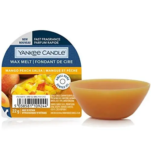 Produktbild: Yankee Candle Duftwachs Wax Melts | Mango Peach Salsa | bis zu 8 Stunden Duft | 1 Stück, Orange, Klein