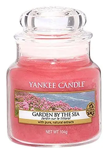 Produktbild: Yankee Candle Garden By The Sea Glaskerze, klein, orange, 8,9 x 9,8 x 9,8 cm
