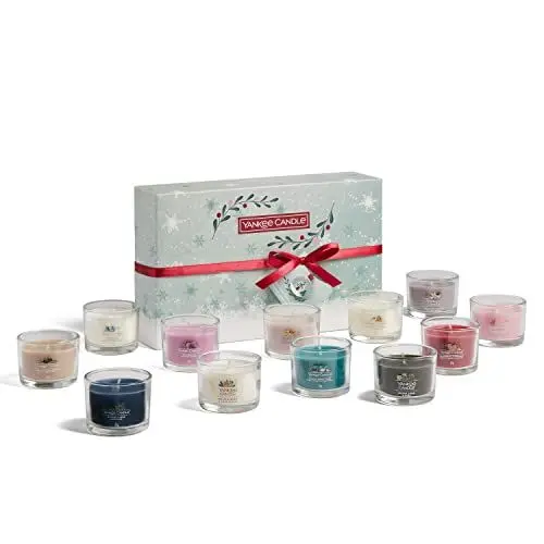 Produktbild: Yankee Candle Geschenkset | 12 duftende gefüllte Votivkerzen | Snow Globe Wonderland Kollektion