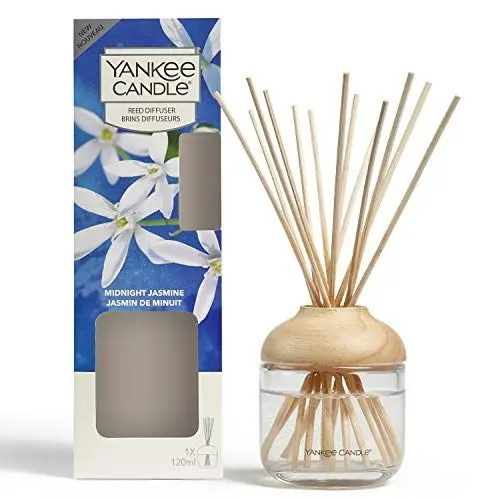 Produktbild: Yankee Candle Reed Aroma Diffusor, Midnight Jasmine, 120 ml, bis zu 10 Wochen anhaltender Duft, 24,1cm