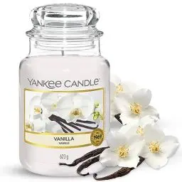 Produktbild: Yankee Candle Scented Candle | Vanilla Large Jar | Long Burning Candles: up to 150 Hours | Perfect Mothers Day and Easter Gifts for Women