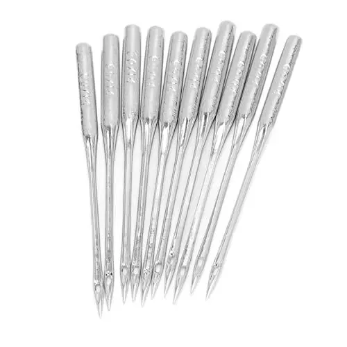 Produktbild: Yanmis 20 Stück Nähmaschine Nadeln, Edelstahl Nähmaschine Nadelset Ersatz Nadeln für 101 Mini Hand Elektrische Nähmaschinen