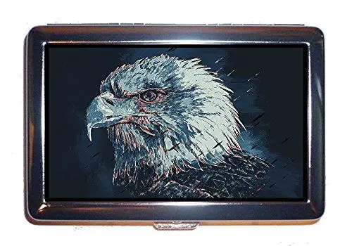 Produktbild: Yanteng Zigarettenetui Adler (farb - Bunte skizzen Adler amerikanische (Zigaretten)
