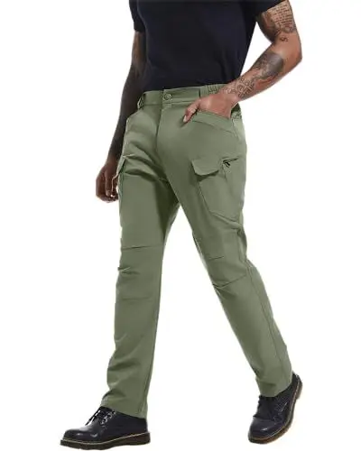 Produktbild: YAOBAOLE Kampfhose Herren Atmungsaktive Rangerhose Jagdhose Stretch Taktik Militär Khaki 2XL